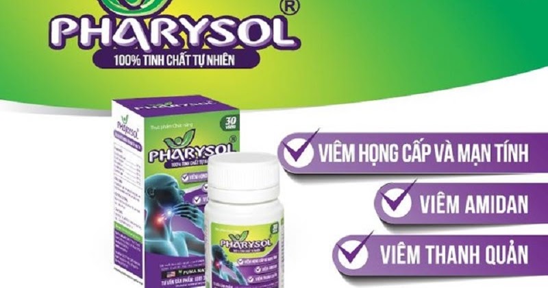 Thuốc điều trị viêm họng Pharysol