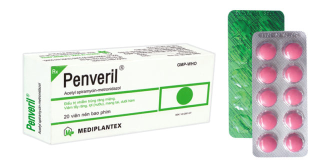 Thuốc kháng sinh Penveril 
